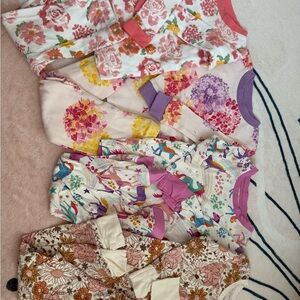 Floral & Unicorn Pajama Sets